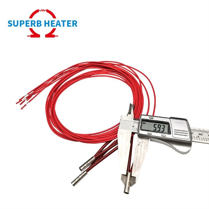 Customized Small Diameter Single End Cartridge Heater For 3D Printer high quality