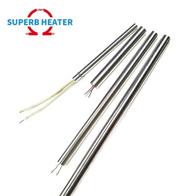 Gwresogydd cetris gwialen gwrthsefyll 220V 500W ar gyfer yr Wyddgrug Chwistrellu gyda Thread